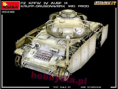 Pz.Kpfw.Iv Ausf. H Krupp-grusonwerk środ.prod. 1943r. z wnętrzem - zdjęcie 40