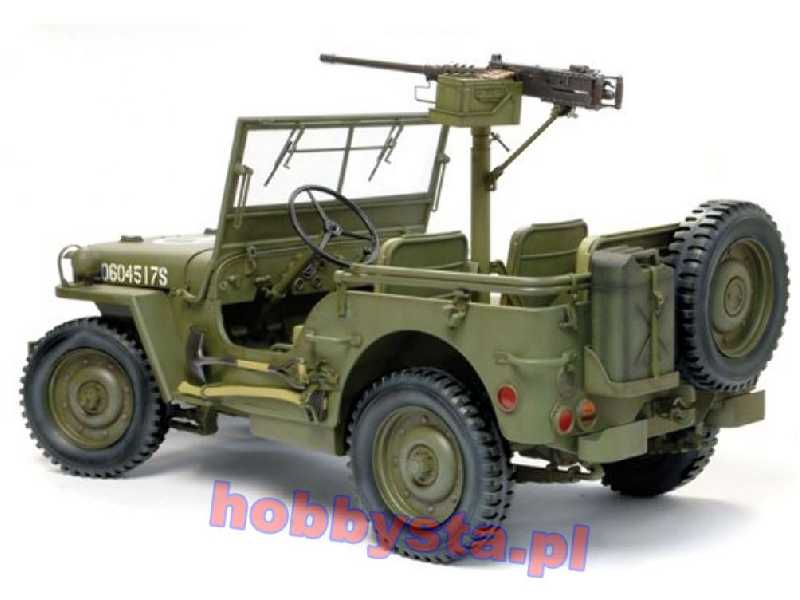 1/4-Ton 4x4 Jeep Willis z karabinem maszynowym M2 kal. .50 - zdjęcie 1 1/4-Ton 4x4 Jeep Willis z karabinem maszynowym M2 kal. .50 - zdjęcie 1