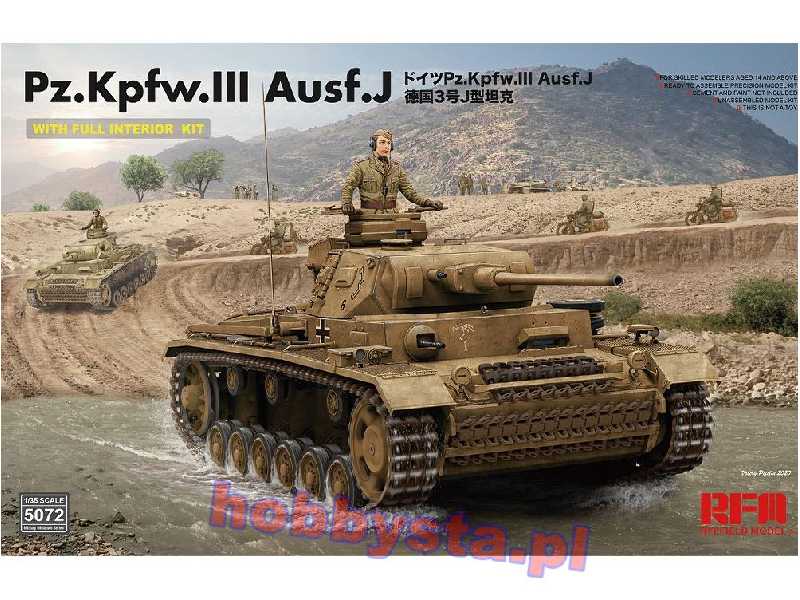 Pz.Kpfw.III Ausf.J z wnętrzem - zdjęcie 1 Pz.Kpfw.III Ausf.J z wnętrzem - zdjęcie 1