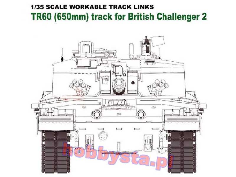 Gąsienice tr60 do czołgu brytyjskiego Challenger 2 - zdjęcie 1 Gąsienice tr60 do czołgu brytyjskiego Challenger 2 - zdjęcie 1