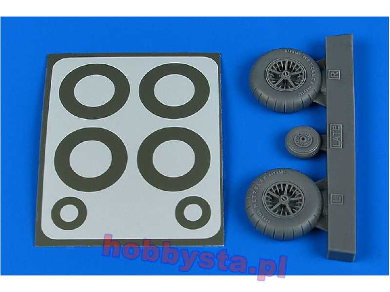 Bf 108 wheels & paint masks - late - zdjęcie 1 Bf 108 wheels & paint masks - late - zdjęcie 1