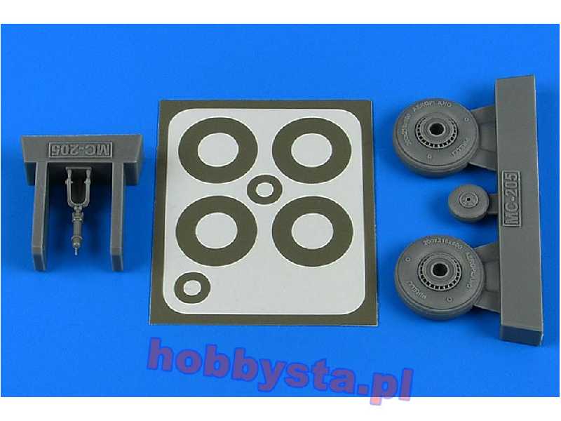 Macchi Mc.205 wheels & paint masks - zdjęcie 1 Macchi Mc.205 wheels & paint masks - zdjęcie 1