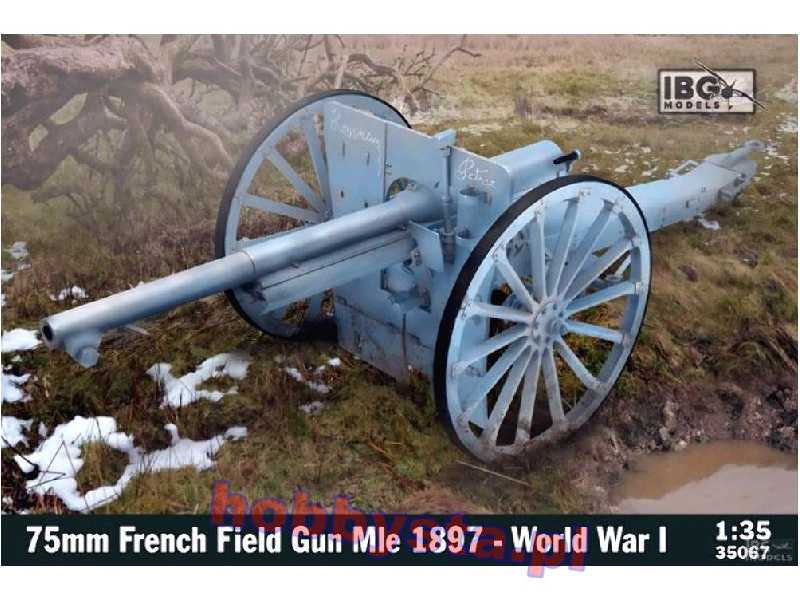 75 mle 1897 francuska armata polowa - I Wojna Światowa - zdjęcie 1 75 mle 1897 francuska armata polowa - I Wojna Światowa - zdjęcie 1