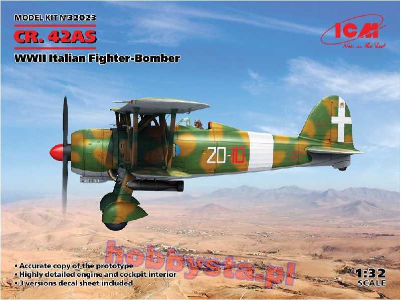 Cr. 42as WWII Italian Fighter-bomber - zdjęcie 1