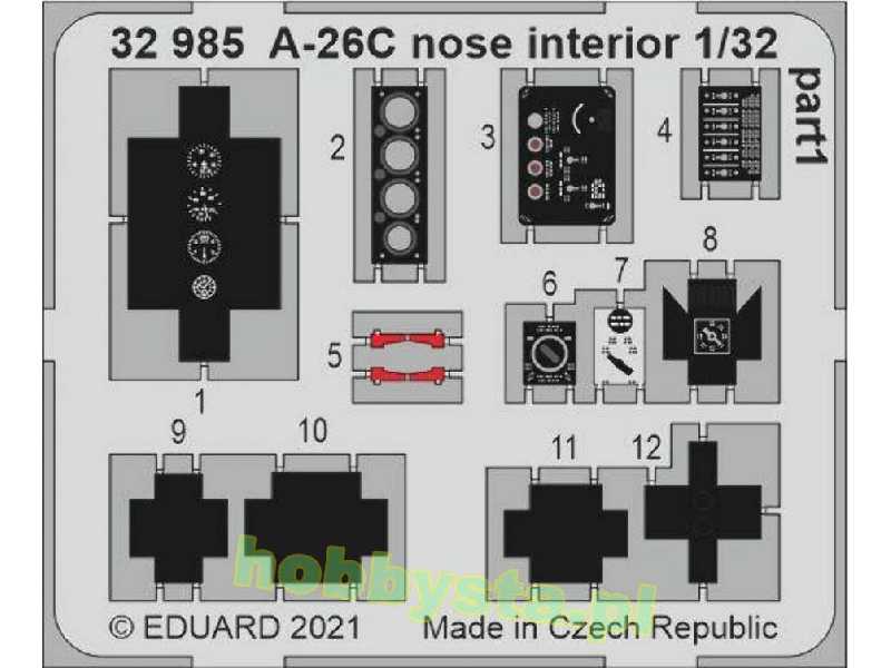 A-26C nose interior 1/32 - zdjęcie 1 A-26C nose interior 1/32 - zdjęcie 1