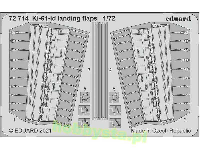 Ki-61-Id landing flaps 1/72 - zdjęcie 1 Ki-61-Id landing flaps 1/72 - zdjęcie 1