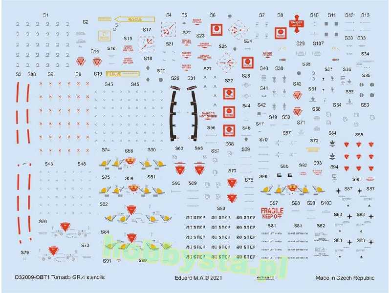 Tornado GR.4 stencils 1/32 - zdjęcie 1