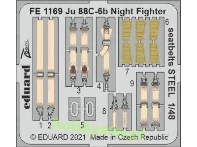 Ju 88C-6b Night Fighter seatbelts STEEL 1/48 - zdjęcie 1