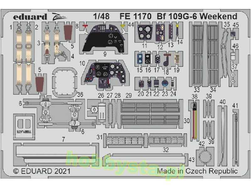 Bf 109G-6 Weekend 1/48 - zdjęcie 1