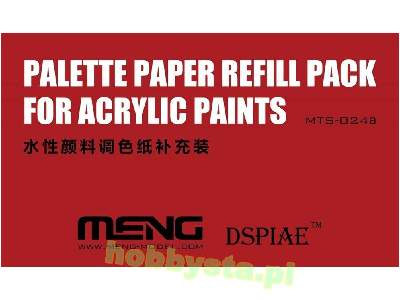 Pallete Paper Refill Pack For Acrylic Paints - zdjęcie 1