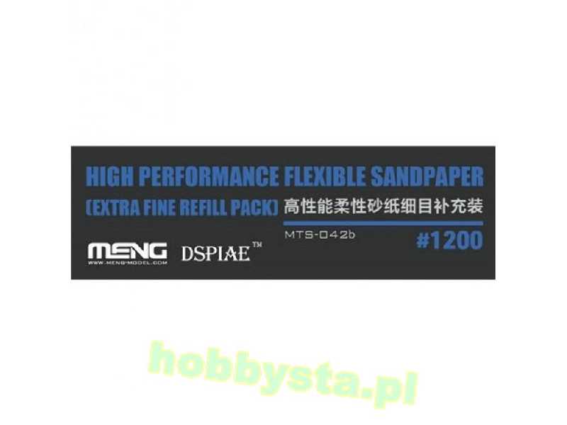 High Performance Flexible Sandpaper #1200 (Extra Fine Refill Pac - zdjęcie 1