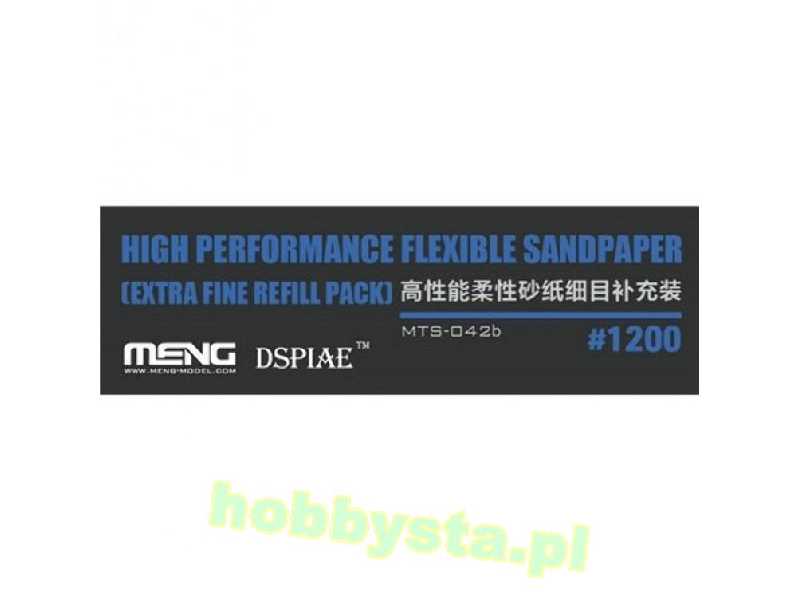 High Performance Flexible Sandpaper #1200 (Extra Fine Refill Pac - zdjęcie 1 High Performance Flexible Sandpaper #1200 (Extra Fine Refill Pac - zdjęcie 1
