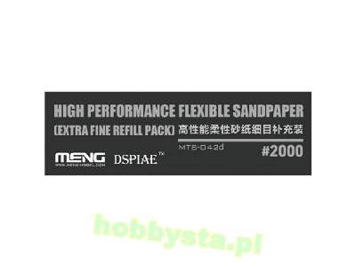 High Performance Flexible Sandpaper #2000 (Extra Fine Refill Pac - zdjęcie 1