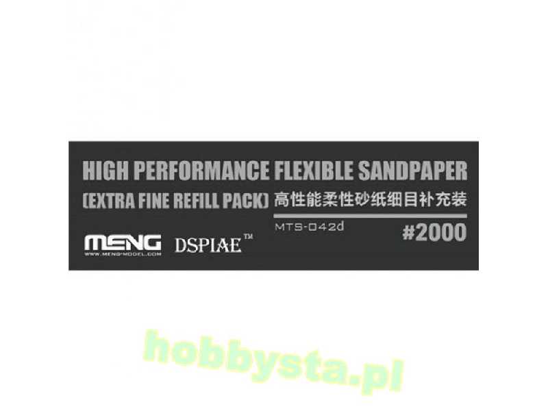 High Performance Flexible Sandpaper #2000 (Extra Fine Refill Pac - zdjęcie 1