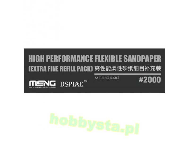 High Performance Flexible Sandpaper #2000 (Extra Fine Refill Pac - zdjęcie 1 High Performance Flexible Sandpaper #2000 (Extra Fine Refill Pac - zdjęcie 1