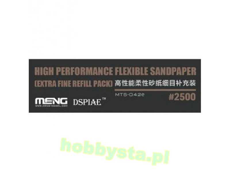 High Performance Flexible Sandpaper #2500 (Extra Fine Refill Pac - zdjęcie 1 High Performance Flexible Sandpaper #2500 (Extra Fine Refill Pac - zdjęcie 1