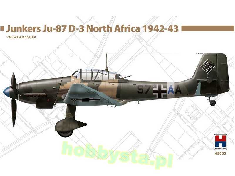 Junkers Ju-87 D-3 - północna Afryka - 1942-43 - zdjęcie 1