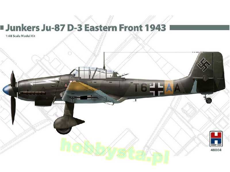 Junkers Ju-87 D-3 - Front Wschodni 1943 - zdjęcie 1 Junkers Ju-87 D-3 - Front Wschodni 1943 - zdjęcie 1