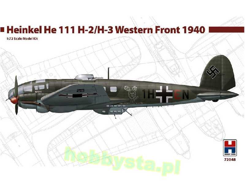 Heinkel He-111 H-2/H-3 - Front Zachodni 1940 - zdjęcie 1 Heinkel He-111 H-2/H-3 - Front Zachodni 1940 - zdjęcie 1