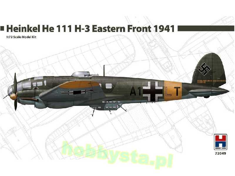 Heinkel He-111 H-3 - Front Wschodni 1941 - zdjęcie 1 Heinkel He-111 H-3 - Front Wschodni 1941 - zdjęcie 1