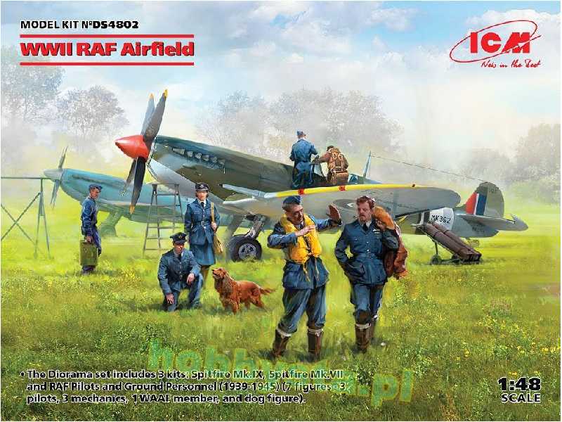 Zestaw - Spitfire Mk.IX, Mk.VII, piloci RAF, personel naziemny - zdjęcie 1 Zestaw - Spitfire Mk.IX, Mk.VII, piloci RAF, personel naziemny - zdjęcie 1