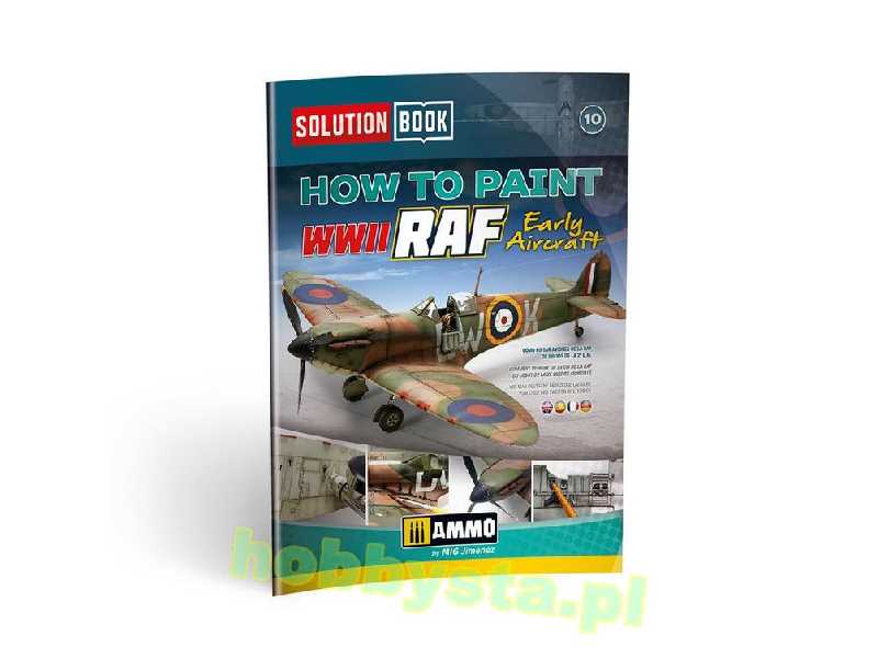 How To Paint WWii RAF Early Aircraft Solution Book - zdjęcie 1