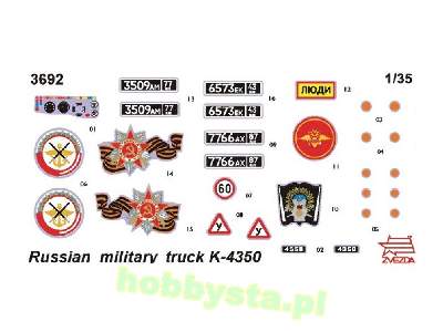 Kamaz-4350 rosyjska ciężarówka dwuosiowa - zdjęcie 7
