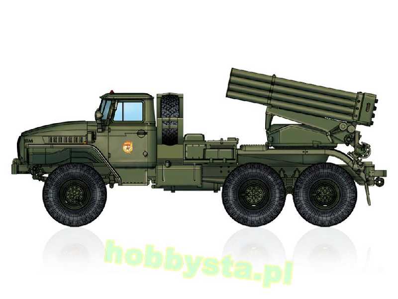Bm-21 Grad radziecka samobieżna wyrzutnia rakiet - zdjęcie 1 Bm-21 Grad radziecka samobieżna wyrzutnia rakiet - zdjęcie 1