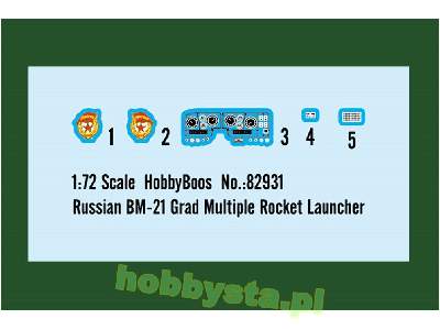 Bm-21 Grad radziecka samobieżna wyrzutnia rakiet - zdjęcie 3