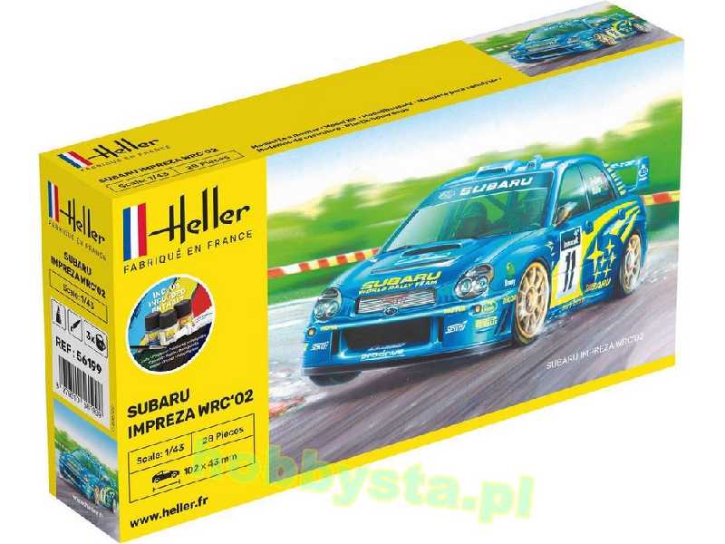 Subaru Impreza Wrc`02 - Zestaw startowy - zdjęcie 1 Subaru Impreza Wrc`02 - Zestaw startowy - zdjęcie 1