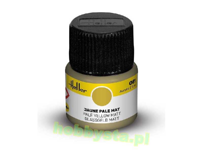 081 Pale Yellow - Matt - zdjęcie 1