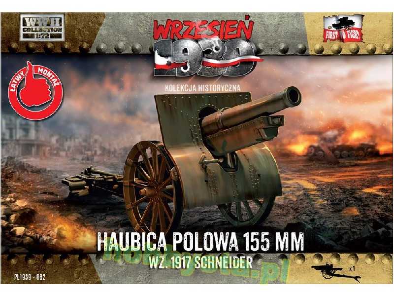 Haubica polowa 155 mm wz.1917 Schneider - zdjęcie 1 Haubica polowa 155 mm wz.1917 Schneider - zdjęcie 1
