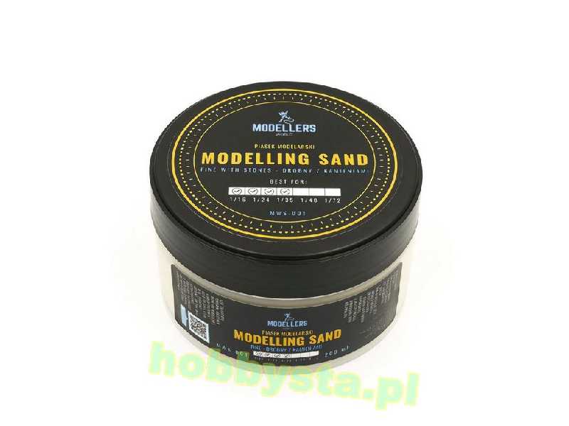 Piasek Modelarski Drobny Z Kamieniami (200ml) - zdjęcie 1 Piasek Modelarski Drobny Z Kamieniami (200ml) - zdjęcie 1