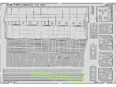 P-40M landing flaps 1/32 - zdjęcie 1