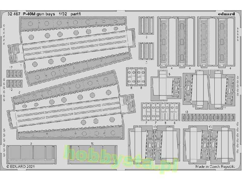 P-40M gun bays 1/32 - zdjęcie 1 P-40M gun bays 1/32 - zdjęcie 1