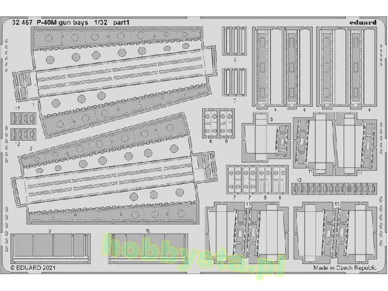 P-40M gun bays 1/32 - zdjęcie 1