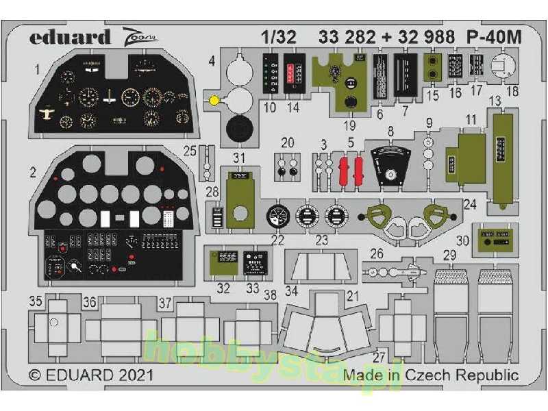 P-40M interior 1/32 - zdjęcie 1 P-40M interior 1/32 - zdjęcie 1