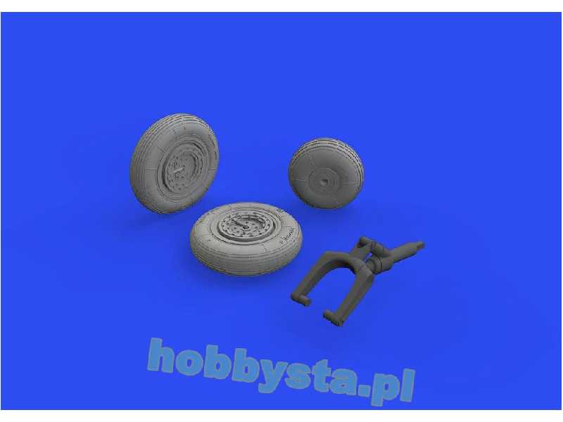 MiG-15 wheels 1/48 - Hobby 2000 - zdjęcie 1 MiG-15 wheels 1/48 - Hobby 2000 - zdjęcie 1