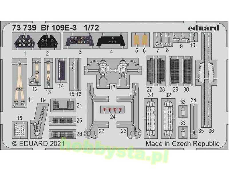 Bf 109E-3 1/72 - zdjęcie 1 Bf 109E-3 1/72 - zdjęcie 1