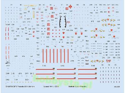 Tornado GR.4 stencils 1/48 - zdjęcie 1