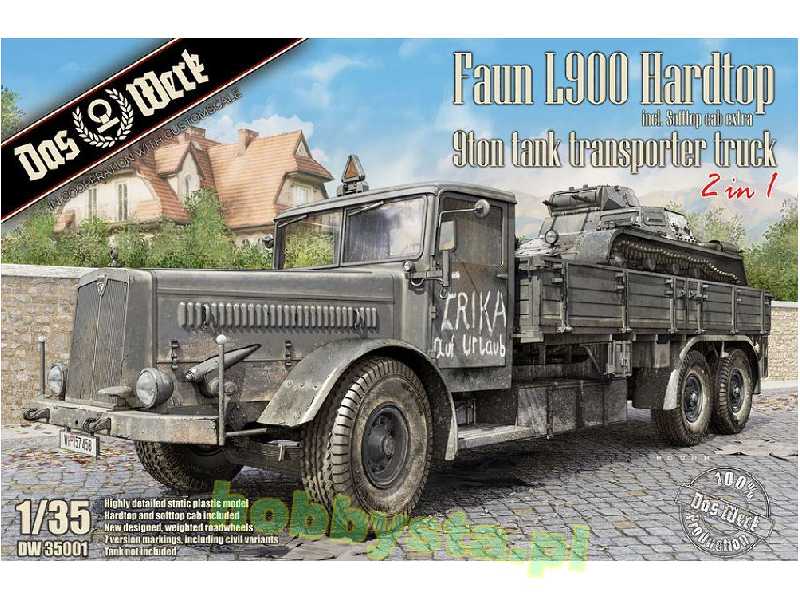 Faun L900 Hardtop Incl. Softtop Cab Extra 9 Ton Tank Transporter - zdjęcie 1