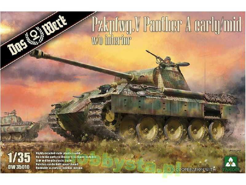 Pzkpfwg.V Panther A Early/Mid W/O Interior - zdjęcie 1 Pzkpfwg.V Panther A Early/Mid W/O Interior - zdjęcie 1
