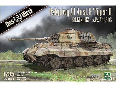 Pzkpfwg. Vi Ausf.B Tiger Ii Sd.Kfz.182 - S.Pz.Abt.505 - zdjęcie 1
