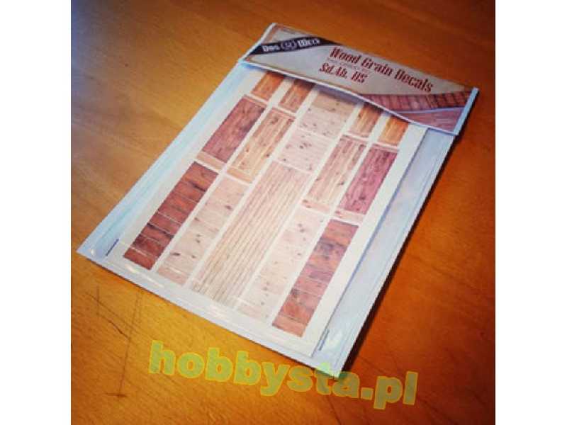 Wood Grain Decals Tailored To Sd.Ah. 115 - zdjęcie 1 Wood Grain Decals Tailored To Sd.Ah. 115 - zdjęcie 1