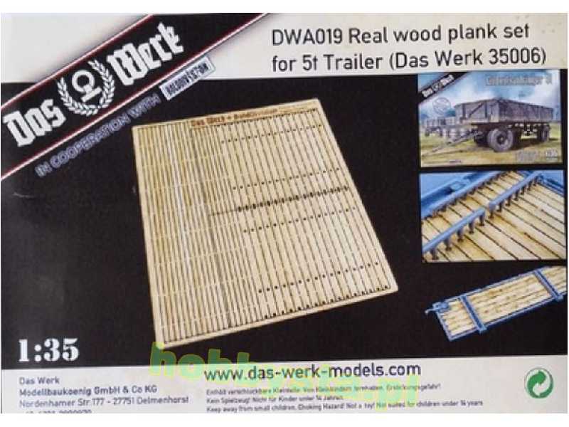 Real Wood Plank Set For 5t Trailer - zdjęcie 1 Real Wood Plank Set For 5t Trailer - zdjęcie 1
