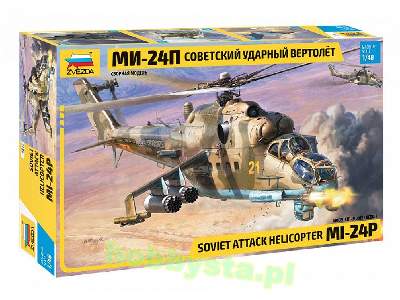 MI-24P - sowiecki ciężki śmigłowiec bojowy - zdjęcie 1