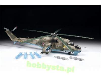 MI-24P - sowiecki ciężki śmigłowiec bojowy - zdjęcie 8