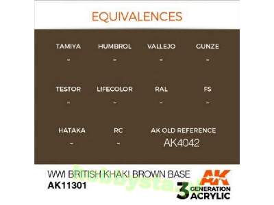AK 11301 WWi British Khaki Brown Base - zdjęcie 3