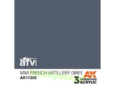 AK 11303 WWi French Artillery Grey - zdjęcie 1