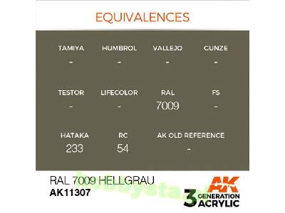 AK 11307 RAL 7009 Hellgrau - zdjęcie 3
